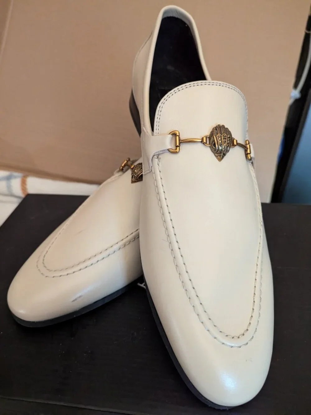 KURT GEIGER London Loafers Beige Mens Loafers Size 11